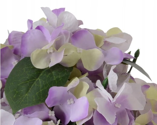 Ορτανσία σε γλάστρα, τεχνητό διακοσμητικό φυτό, 1 τεμ., 24x25 εκ.