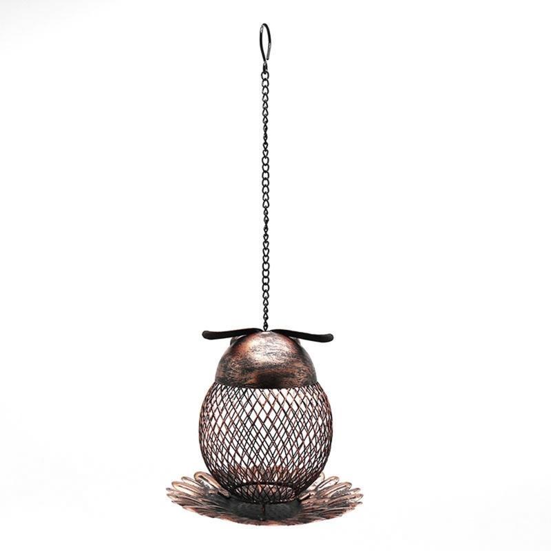 Hanging Hummingbird Feeder Metal Mesh Feeders for Outside Wild Bird Feeders