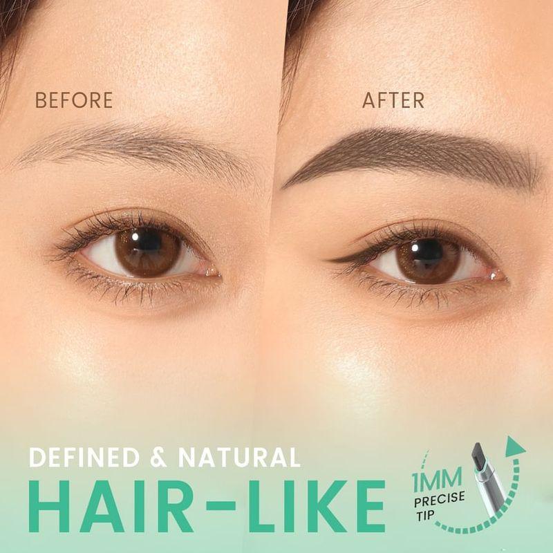 FOCALLURE - 2 In 1 Eyebrow Pencil - 4 Colors