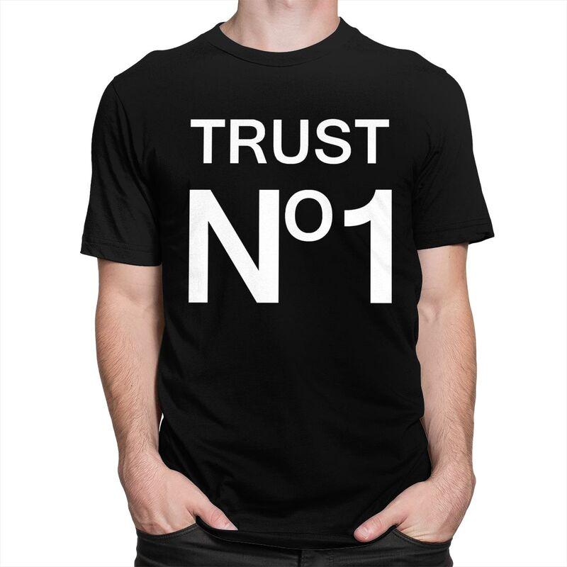 Custom Male Trust No One T Shirt Short Sleeves Cotton Tshirts Streetwear Tshirt Leisure Tees Clothes
