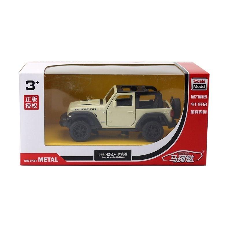 

Yufeng Macka 5 Inch Alloy Wrangler Robin Hood Off-road Car Toy Model Inertial Opening Door білий