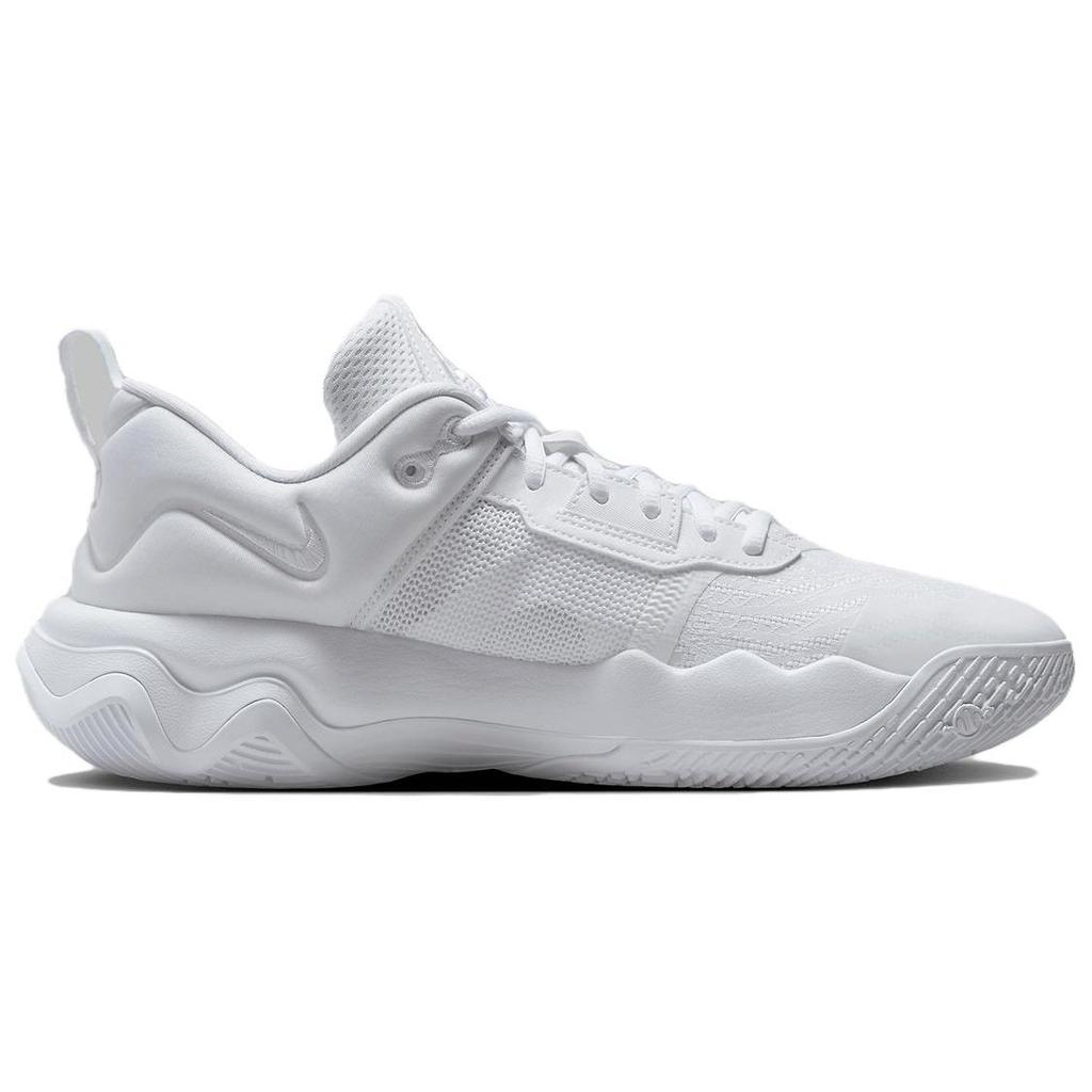 Nike Giannis Immortality 3 Potrójnie Białe/Białe/Białe Wydajne Buty do Koszykówki DZ7533-102