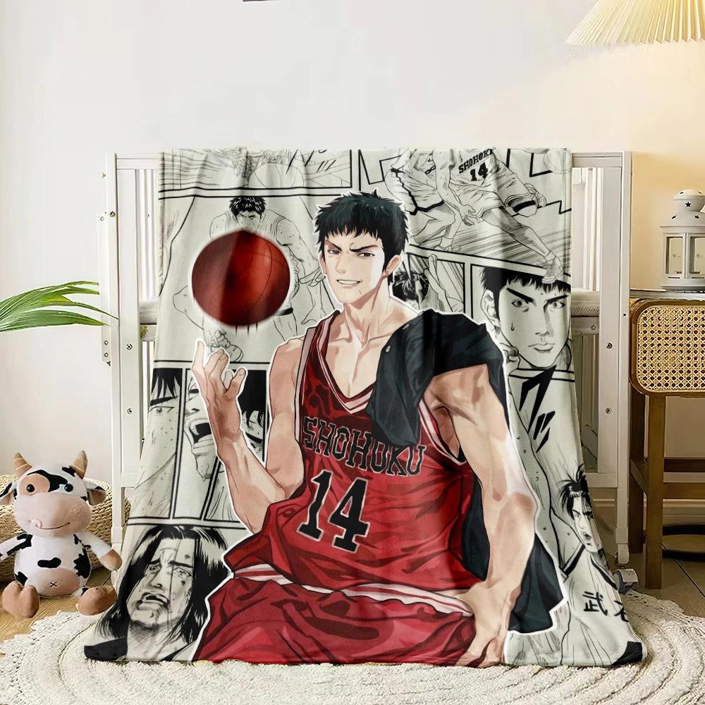 SLAM DUNK HD Print Blanket.Exquisite,Comfortable and soft,Nap,travel,work,living Room,bedroom,Chair,sofa,Picnics,Blankets,Gift