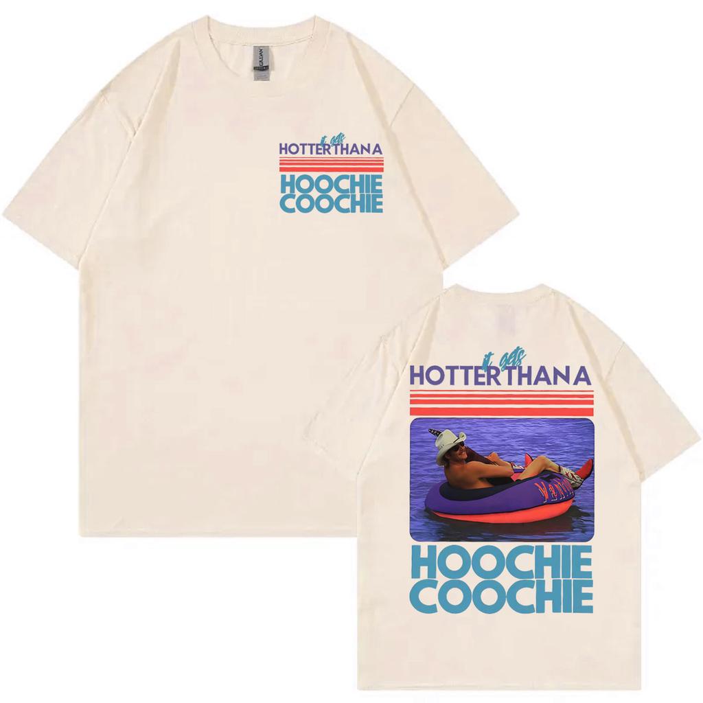 Hetare Än En Hoochie Coochie Meme T-shirt Unisex Sommar Avslappnad Bomulls T-shirts High Street Mode Trend Kortärmad T-shirt