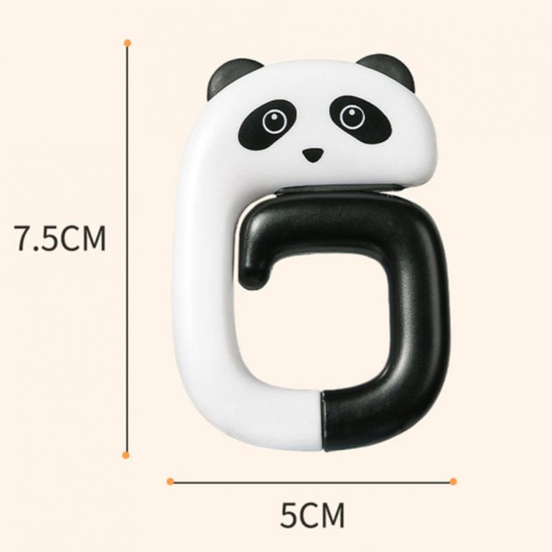 1~10PCS Portable Travel Plastic Bag Cute Hook Table Holder Hooks Bag Purse Hanger Handbag Hook Purse Home Organizer