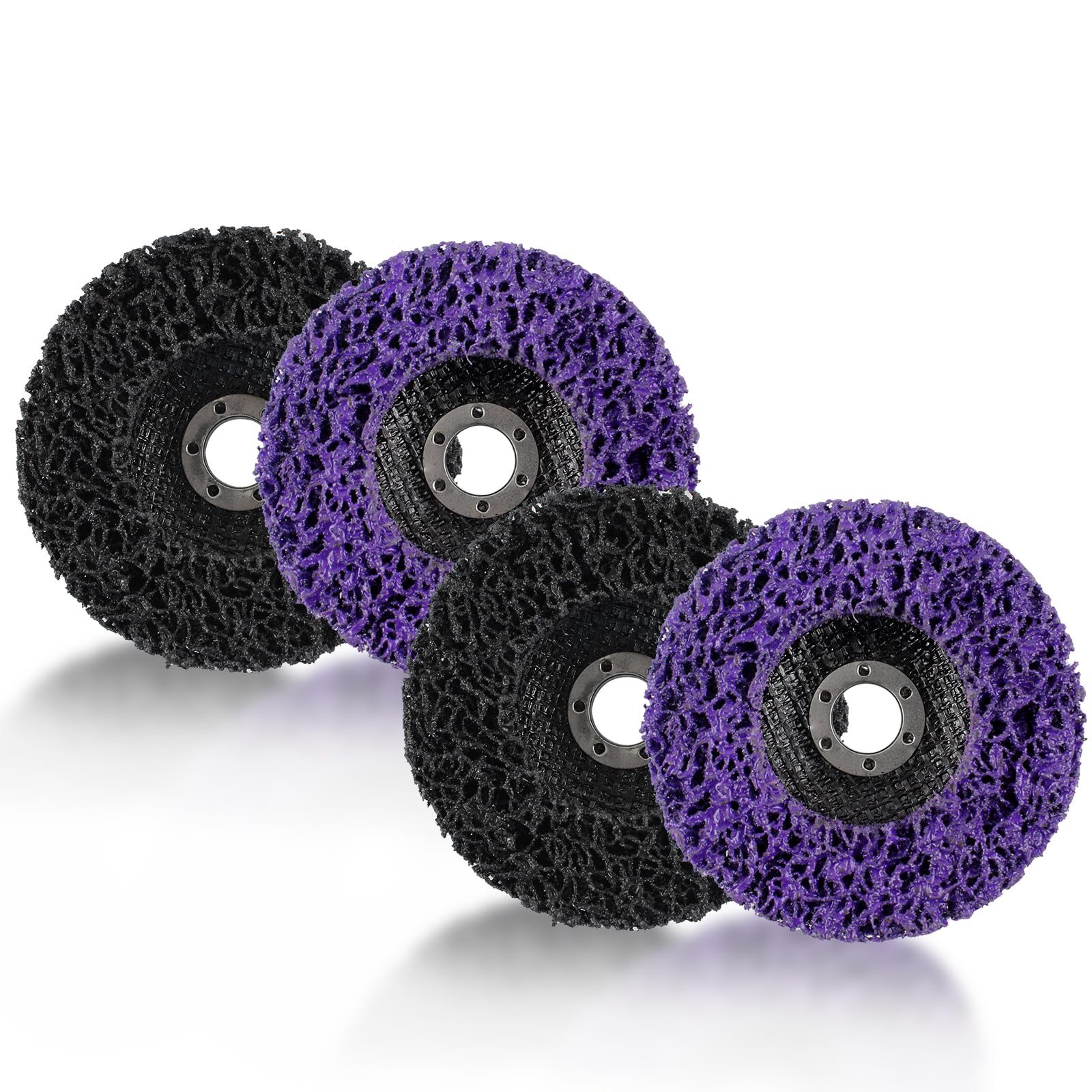 

LUCKYBEE Set of 4 DIY Polishing Discs for Rust Matte Paint Paint and Home Use 2 Cleaning, Removal, Grinding, Removal, Removal, Grinder, Sander,