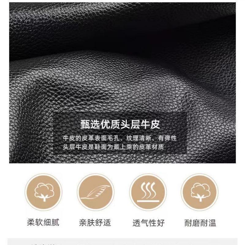 

2025 new leather wedge heel middle-aged and elderly non-slip and wear-resistant lightweight grandma shoes women s mother casual dancing leather shoes 35