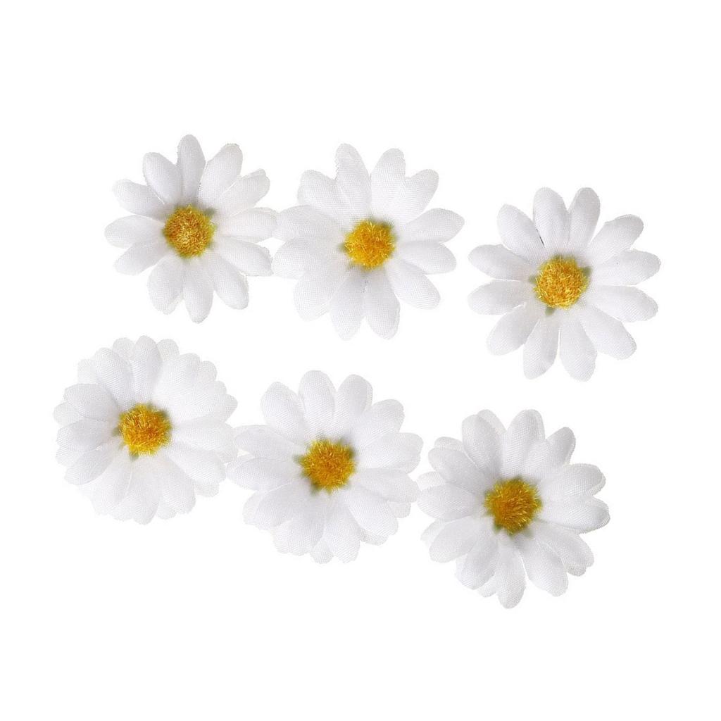Sunflower Hair Clip for Birthday Party Elegant Daisy Hair Clip Sidepin Women Girl Lovely Barrettes Sweet Headwear 6PCS