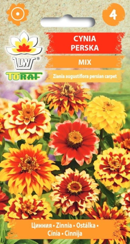 Persian Zinnia Mix Seeds 0.5g Flowers for the Garden