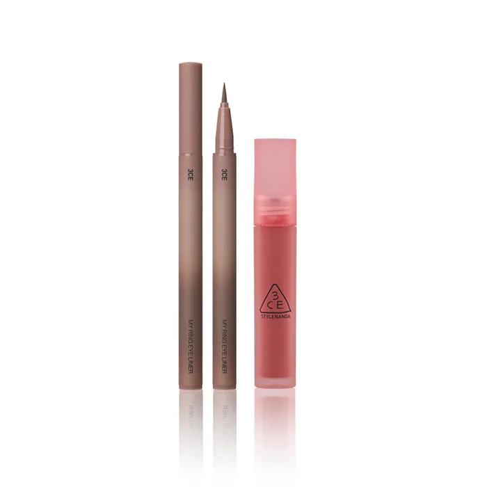 [2-piece set] My Ring Eyeliner + Blur Water Tint (Free Pink My Ring Mirror + Mini Ice Switch)