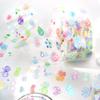 Colorful Die-cut PET Tape: Hand-drawn Illustration, Waterproof Case, Journal & Collage Decoration.