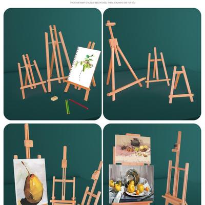 Portable Adjustable Tabletop Easel and Drawing Board for Art Students