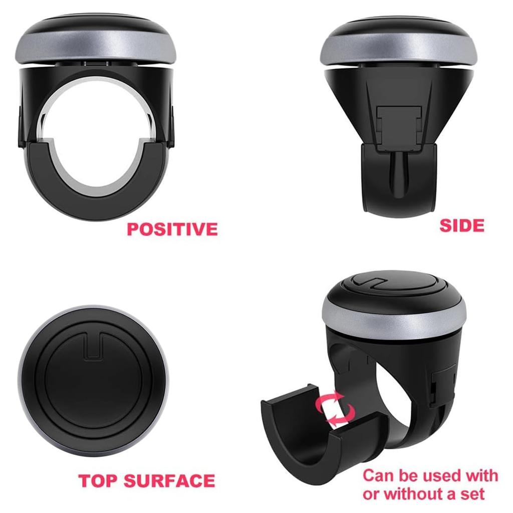Biqing Steering Wheel Spinner 360 Degree Rotation Car Steering Wheel Spinner Easy to Install