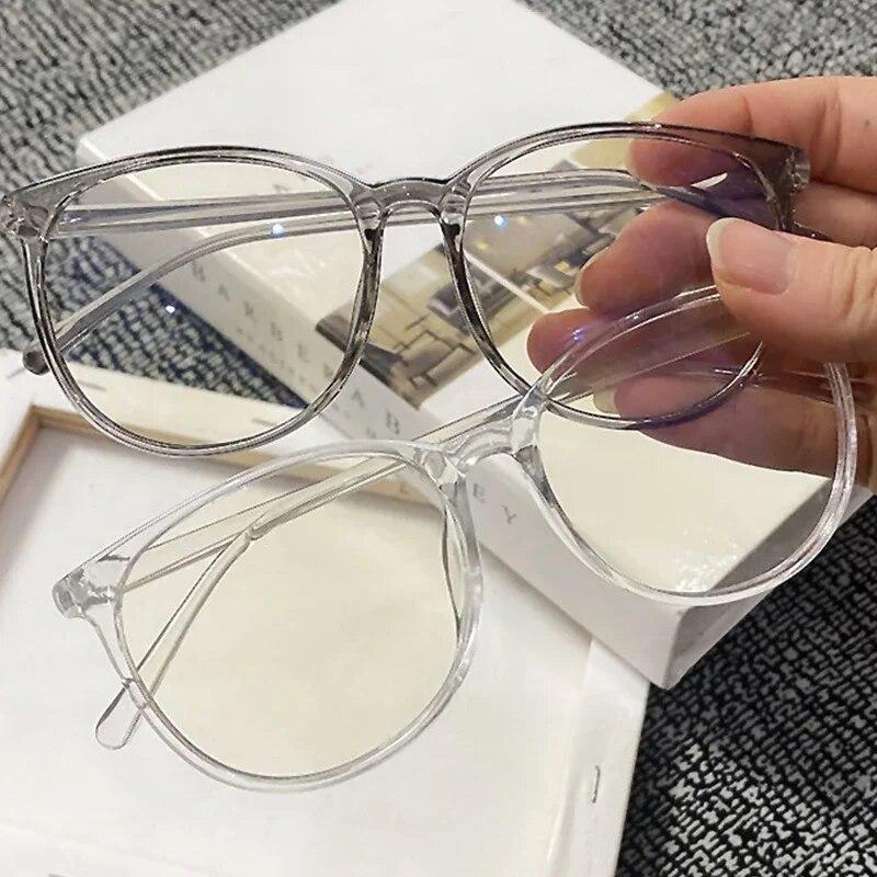 Anti Blue Light Blocking Glasses Clear Anti Radiation Glasses Replaceable Lens for Women/Men