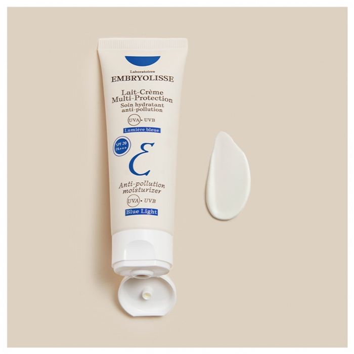 Lait-Crème Multi-Protection - EMBRYOLISSE - Tube 40ml - Hydratation 7 en 1 - Anti-lumière bleue - Sans parabène