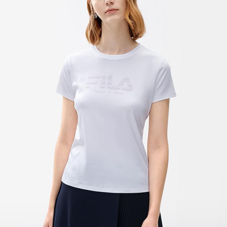 New FILA T Shirt Women's Standard White F11W227107FWT