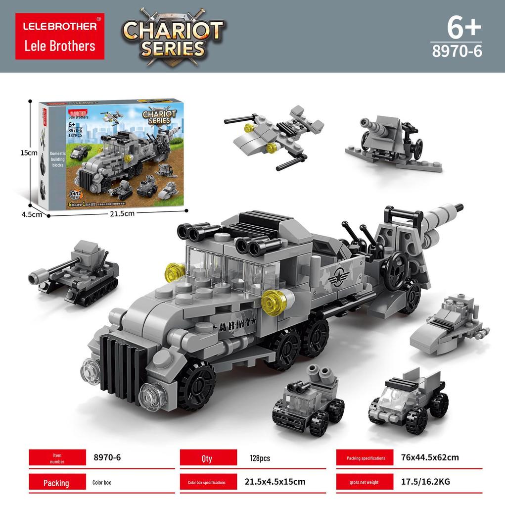 Military Mecha Aircraft Carrier & Space Rocket Building Blocks for Kids - Educational Assembly Toy