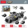 Military Mecha Aircraft Carrier & Space Rocket Building Blocks for Kids - Educational Assembly Toy