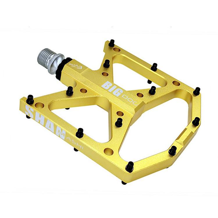 New Ultralight Bicycle Pedals Part Anti-slip CNC Aluminum Body Road MTB Flat Foot Cycling Sealed 3 Bearing Mountain Bike Pedal