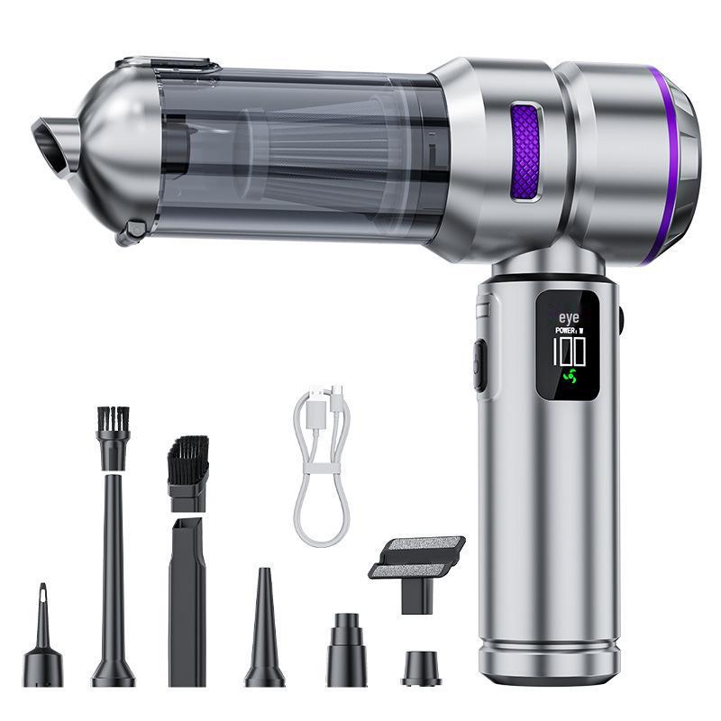Wireless Handheld Vacuum Cleaner with High Suction, Power Display & Portable Brushless Motor