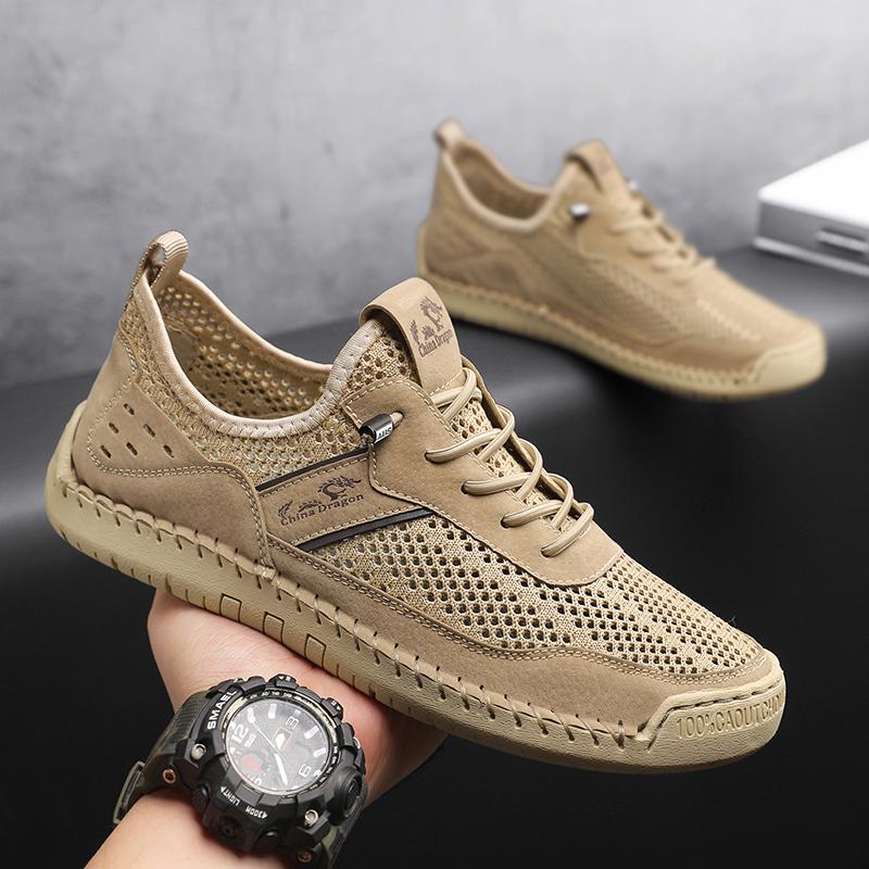 Mode CYYTL Herenschoenen Mesh Zomer Handgemaakt Kwaliteit Sandalen Casual Ademend Outdoor Wandelen Modeontwerper Luxe Tennis Sneakers