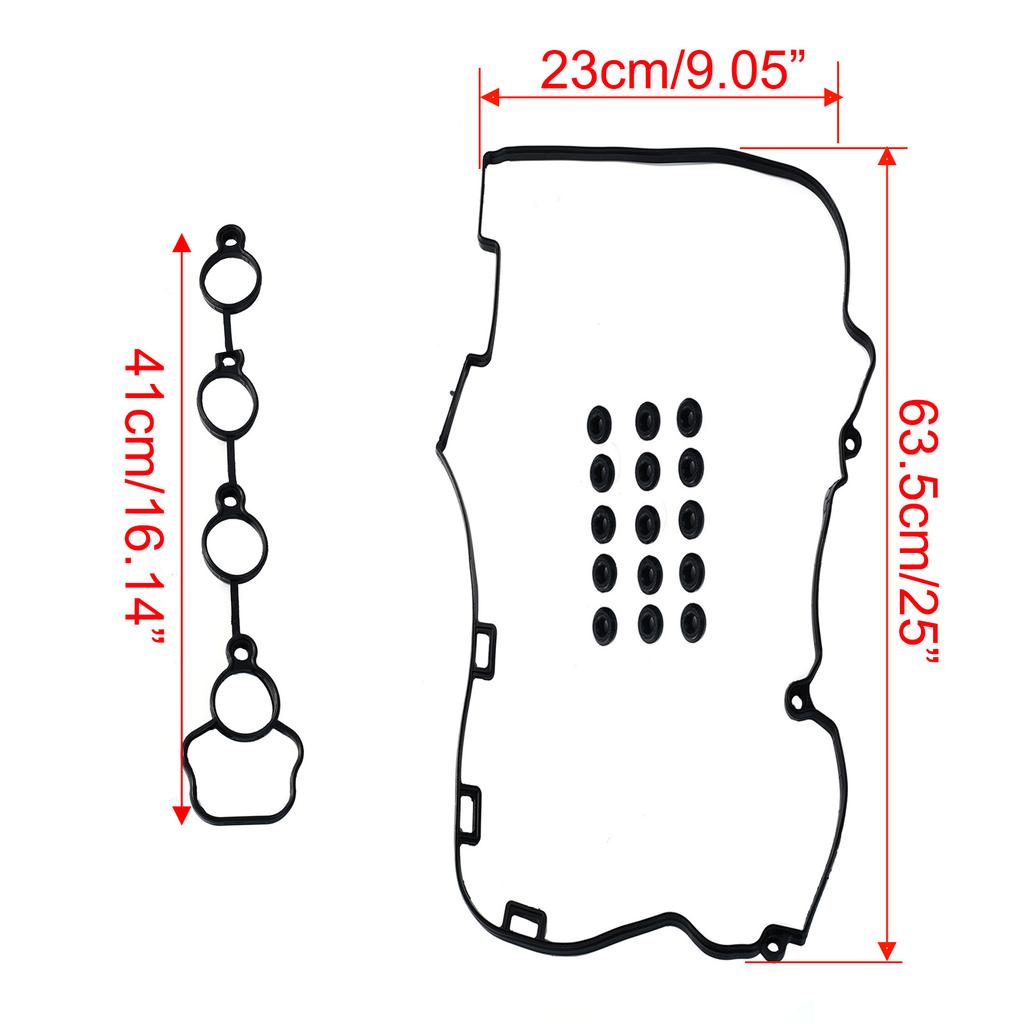 Garnitură capac supapă motor pentru Chevrolet 4 uși 2.2 2.4L Cobalt2.2 2.4L Pontiac 2.2 2.4LSaturn 2.2L 2.4L 2006-2010 12598014 VS 50769R VS25585 1884