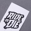 2Pcs Ride Or Die Bike Frame Stickers Bicycle Top Tube Waterproof Vinyl Decals For Mtb Bicycle Decorative Motorcycle Accessories