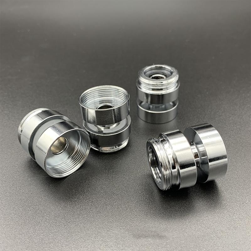 1PC Küchenarmatur-Adapter 304 Edelstahl weiblich 22/24mm 360 Grad Schwenkdüsenadapter männlich 22mm