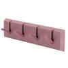 Wall Row Hook Punch Free Coat Key Holder Door Hat Hanger for Bathroom Wall Door Decor(Dark Salmon )