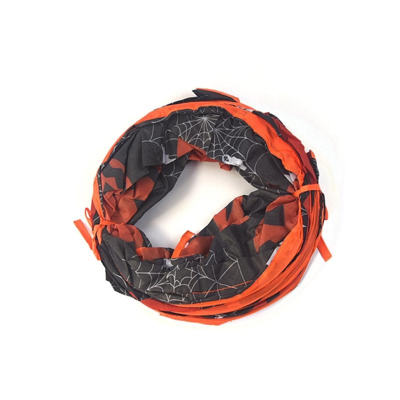 Halloween Cats Tunnel for Festival Pet Hideaways Play Tunnel Hideouts S-Shape Play Tube Playtent Cats Entertainment Toy