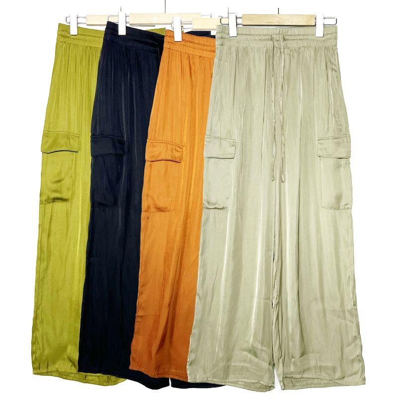 

Foreign Trade European and American Single Fashion Kuchao Multi-pockets Pants women Spring and Autumn Summer Casual Pants Trousers Overalls