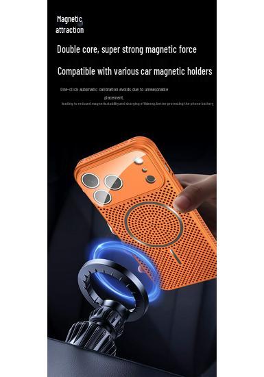 iPhone 17 Pro Case: Full Coverage Advanced MagSafe Magnetic Honeycomb Heat Dissipation Lens Protection