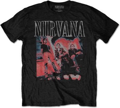 Nirvana T Shirt Kris Standing Photo Band Logo Official Unisex Black Size M