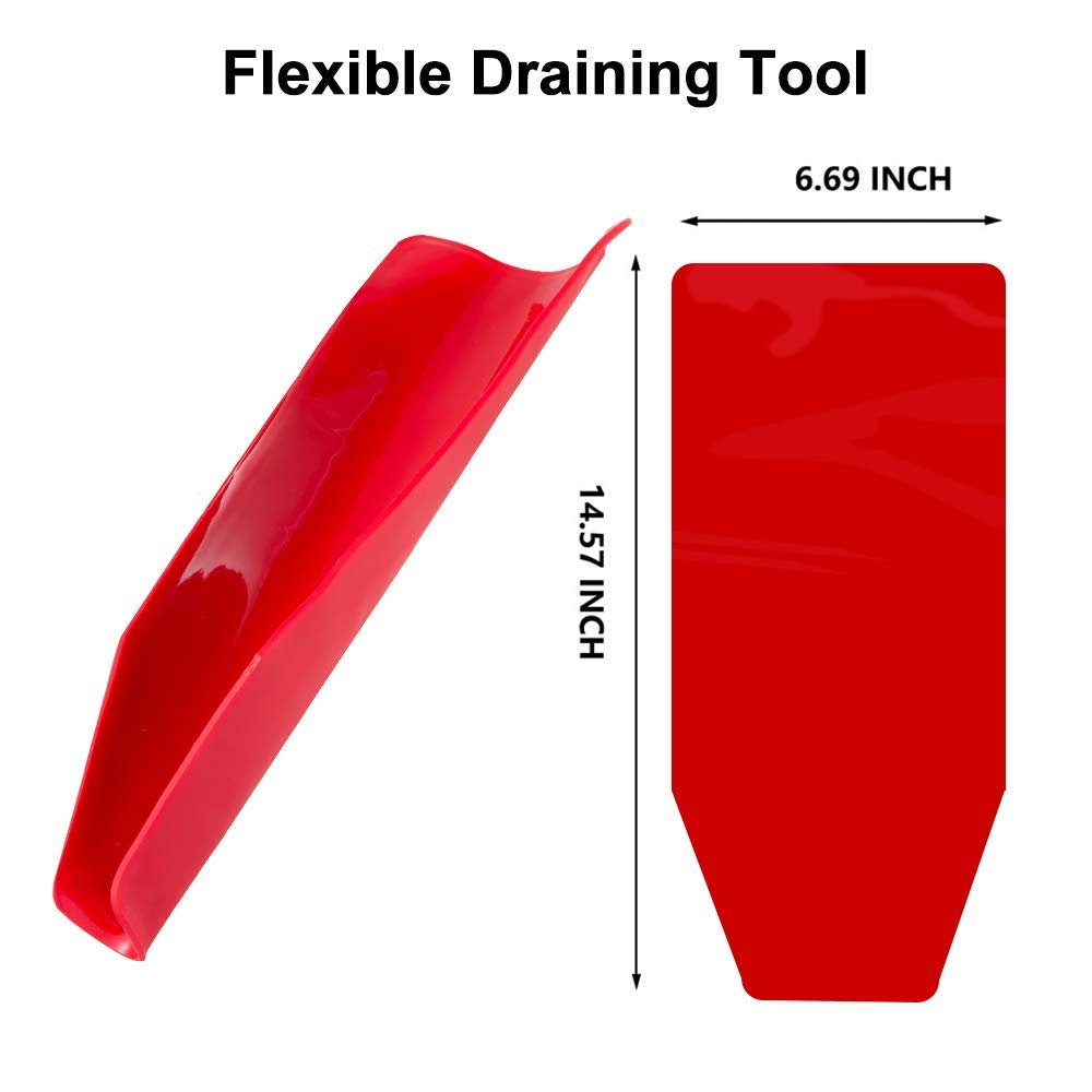 Flexible Oil Drain Tool Funnel, Reusable Oil Filter Funnel Spill Free, Portable Flexible Draining Tool Can Be Molded Into Different Shape
