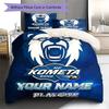 Custom Name HC Kometa Brno Bedding,Quilt Set Quilt Cover Pillowcase Home Birthday Gift(1 * duvet cover + 2 * pillowcase, without core) -HE66