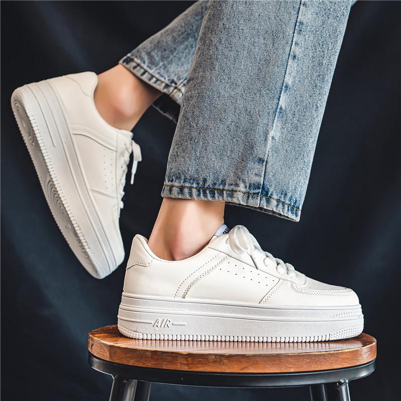 Summer Breathability Increases, Thick-soled Casual Board Shoes Invisible Inner Height Increases