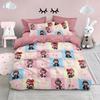 Cartoon Rabu Bedding Set, Cute Print Duvet Cover Pillow Cover, Suitable for Kids Boy Girl Teen Duvet Cover Set Luxury Gifts