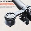 ATWEINA MTB Bicycle Watch Stand Adjustable Mountain Bike Aluminum Alloy Front Lamp Holder Riding Accessories