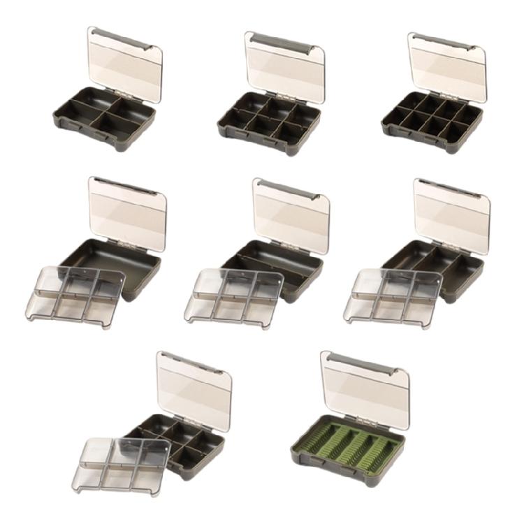 Tackle Box Multi Compartment Fishing Tackle Storage Box Transparent Lid Case Fishing Baits Hook Storage Container Case