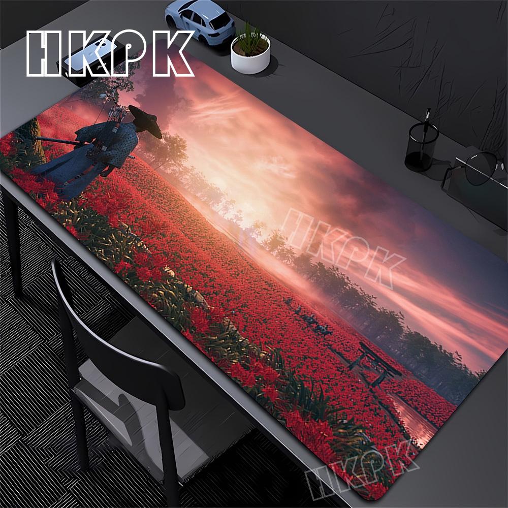 Ghost of Tsushima Mouse Pad XXL Mouse Pad Desk Decor Mat Large Gaming Mouse Pads for Desk Computer Keyboard Laptop Deskmat 90x40