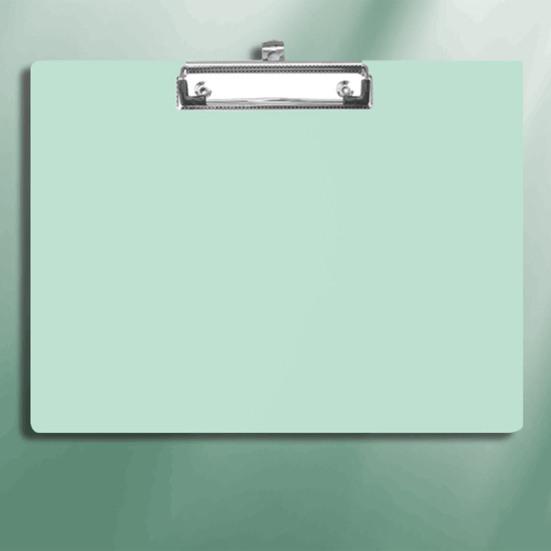 Office Clipboard A4 Letter Size Plastic Clipboard, Hard Board with Low Profile Stable Writing Surface Clip, Lightweight Solid Color for School