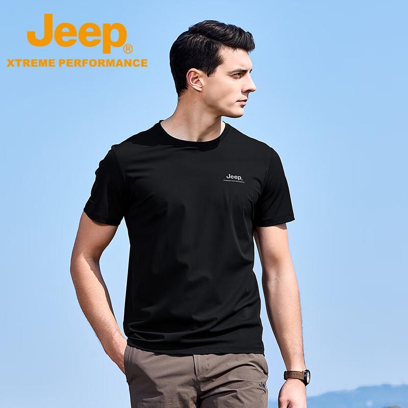 

JEEP Men s Ice-Cool Quick-Dry Short Sleeve T-Shirt XL