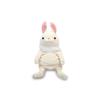 Shinada Global Mochi Series Mochi Rabbit with Standing Ears, White (Large), 22 x 22 x 30 cm, Plush Toy, Rabbit, Animal, MOUS-0350TWH