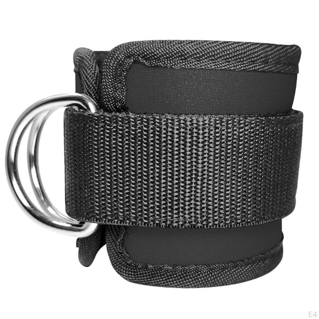 1 Pair Ankle Strap for Cable Machines, Gym Workout Kickback Cuffs, Leg Glute Attachment Straps