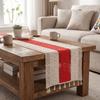 Soft Bohemian Table Flag Splicing Macrame Table Mat Knitted Hollow-out Table Runner  Dining Table