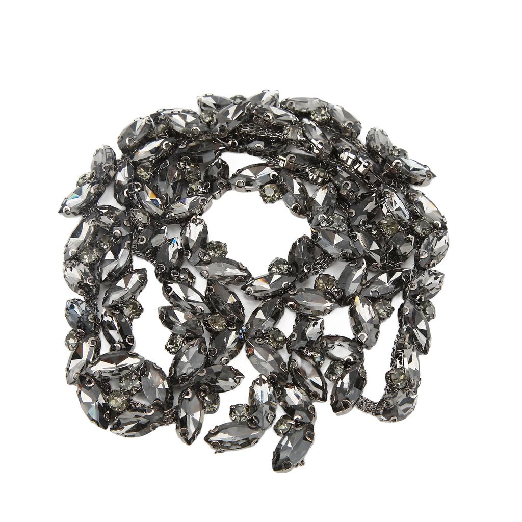 Szklany Łańcuch Pazurkowy Wysoka Twardość Kolor Jednorzędowe Paski Cyrkoniowe do Odzieży Butów Biżuterii