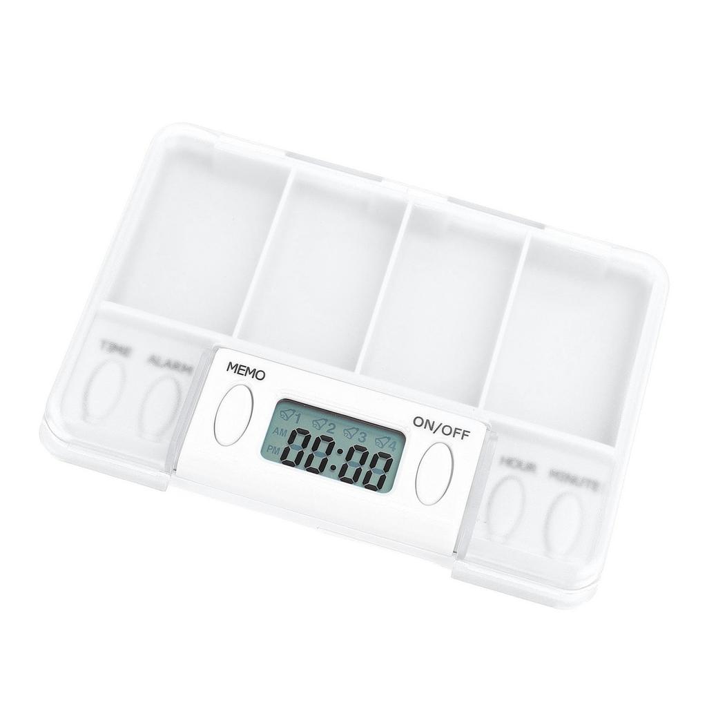 Portable Smart Medication Reminder Box Electronic Medicine Dispenser Digital Medicine Storage Case with Multiple