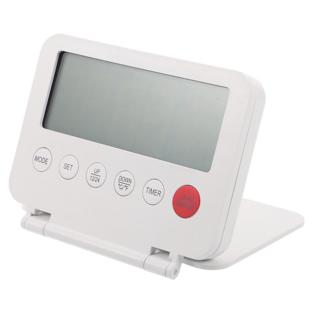 Travel Alarm Clock Clocks for Bedside Flipping Numbers Desk Decorative Quartz Compact Bedroom