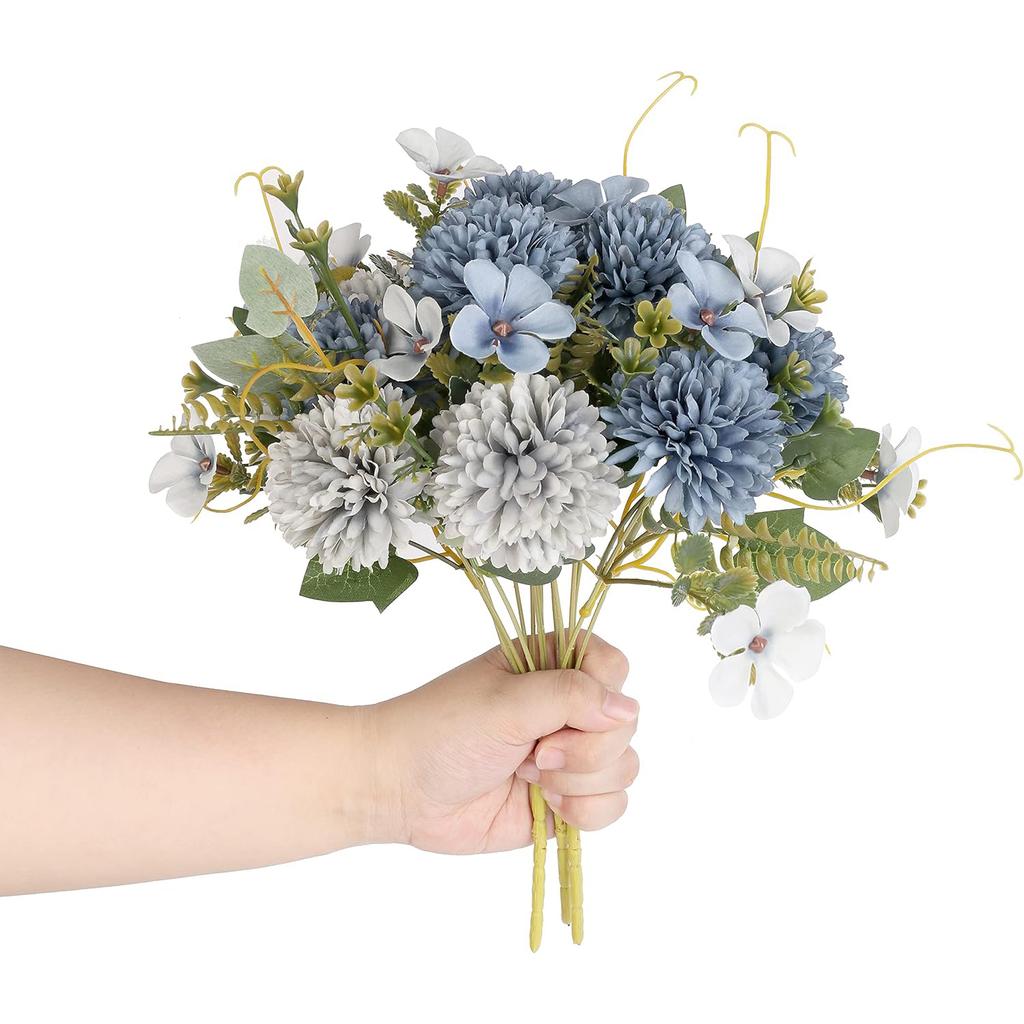 Artificial Flowers Silk Ball Chrysanthemum Outdoor Garden Wedding Bridal Bouquets Home Rome Table Yard Wreath Festival Diy Gifts