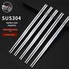 5 Pairs Household 304 Stainless Steel Chopsticks